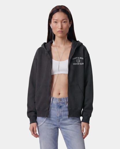ТОЛСТОВКА З КАПЮШОНОМ НА БЛИСКАВЦІ VARSITY CREST