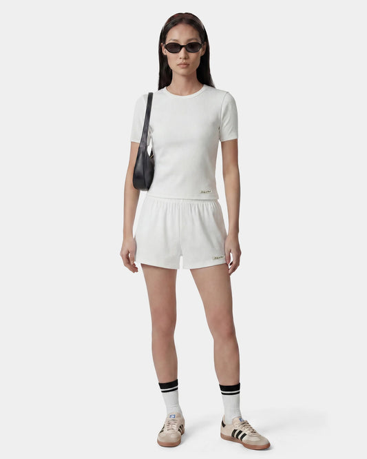 RIBBED HOUSE SHORT