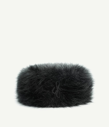FAUX FUR PILLBOX HAT