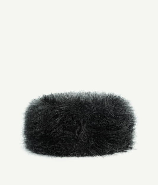 FAUX FUR PILLBOX HAT
