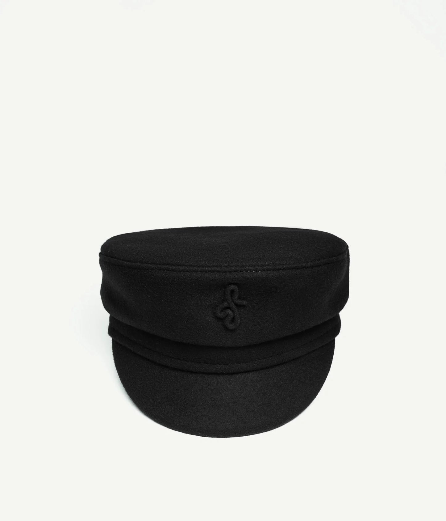 MONOGRAM-EMBELLISHED WOOL CAP