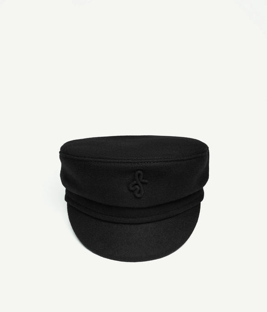 MONOGRAM-EMBELLISHED WOOL CAP