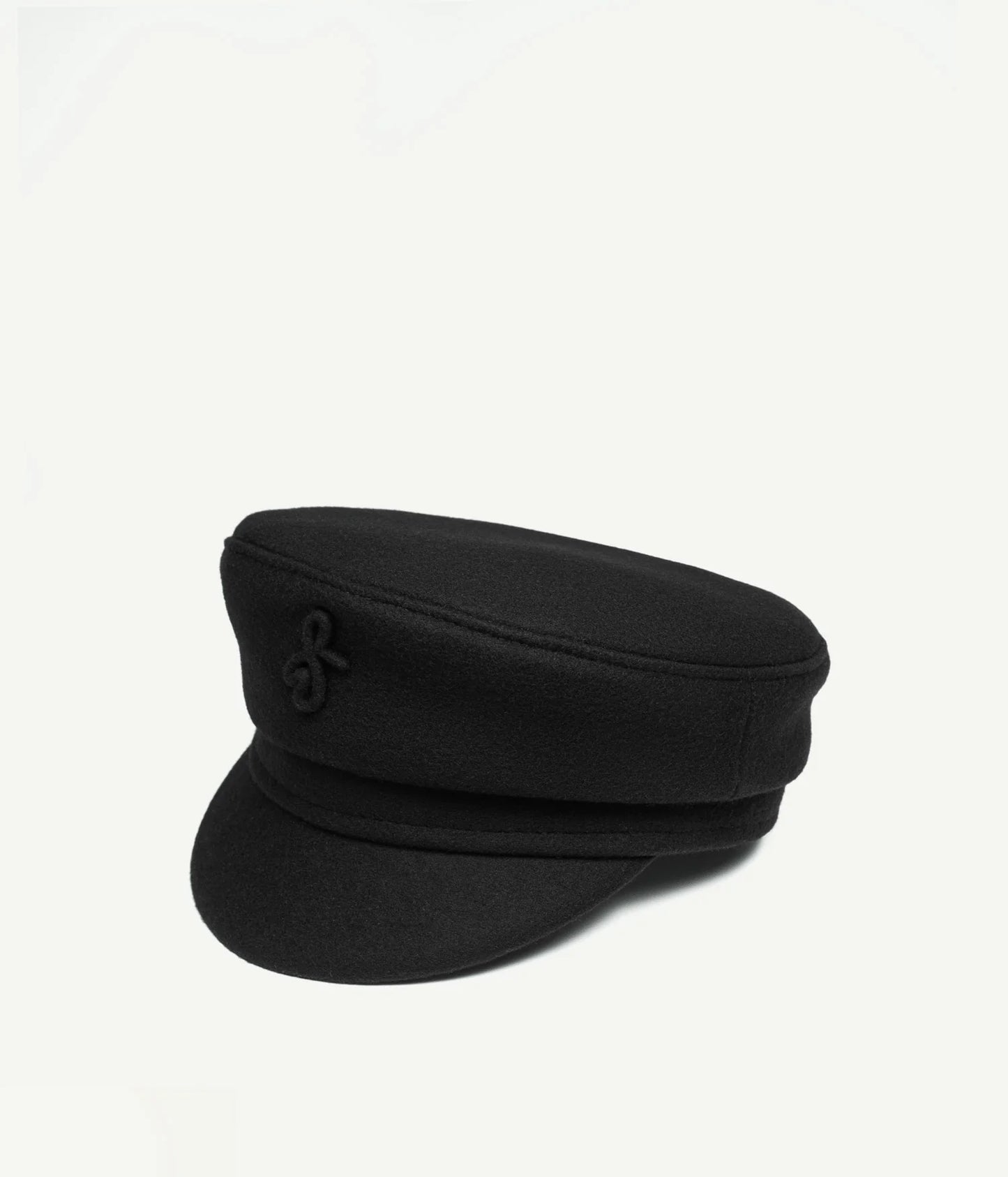 MONOGRAM-EMBELLISHED WOOL CAP