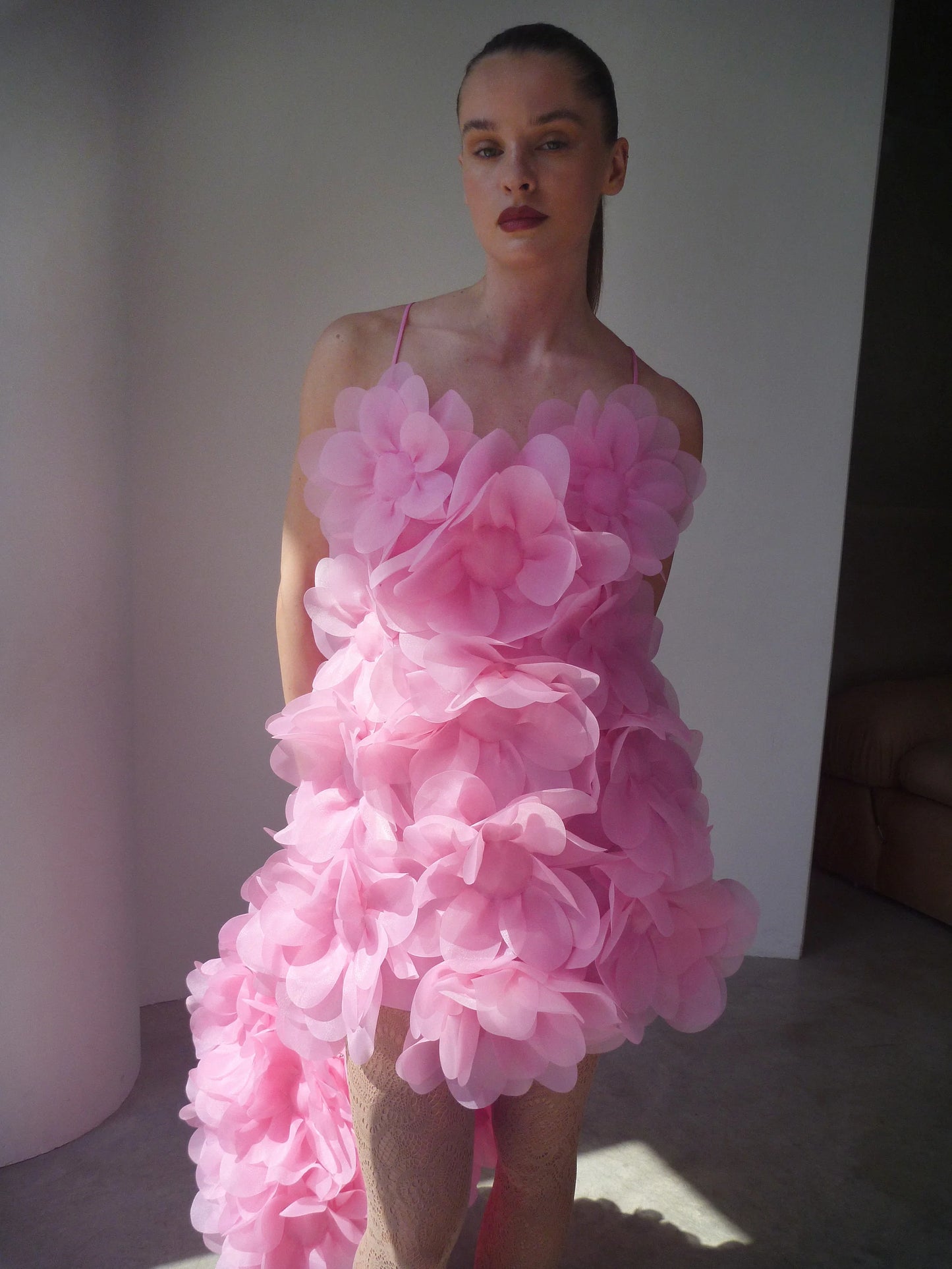 PEONY PASSION DRESS IN PEONY PINK