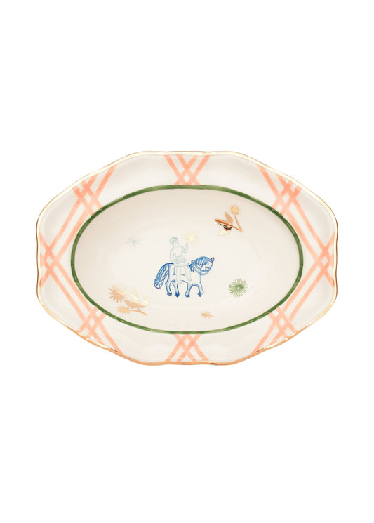 HORSEMAN PLATE WITH STARS