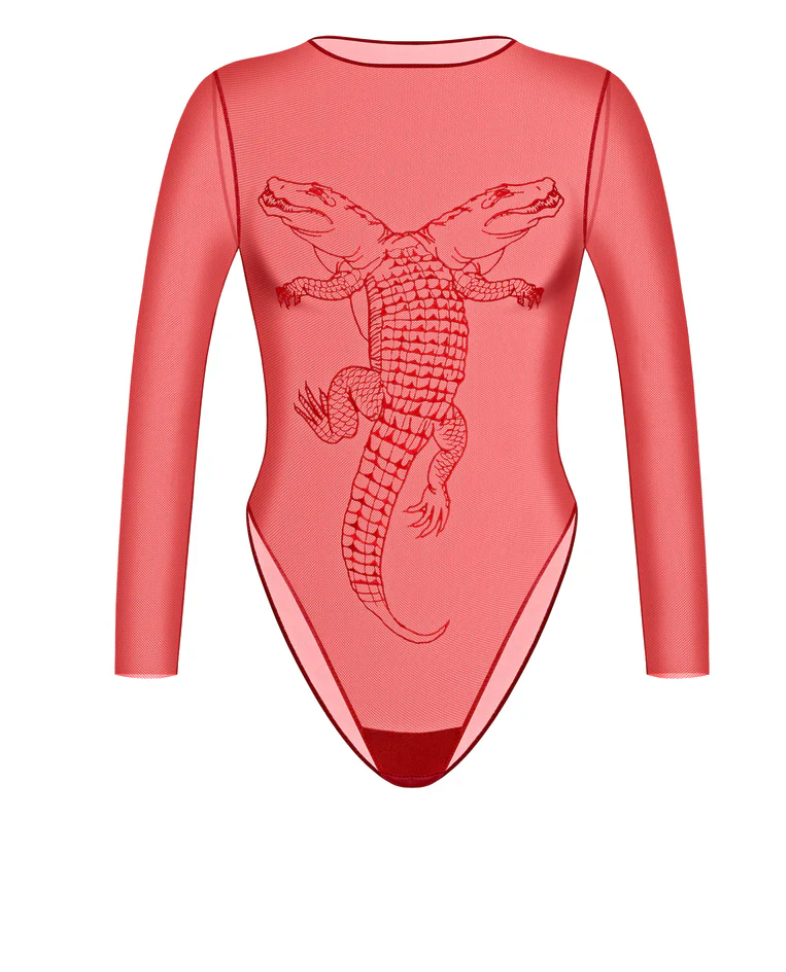 ALLIGATOR GRAVITY LONG SLEEVE BODYSUIT