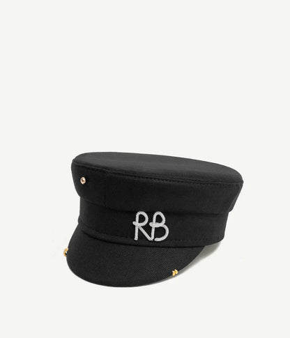 PIERCED BAKER BOY CAP