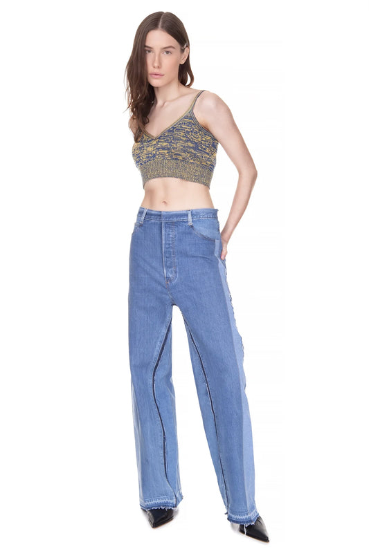 REWORKED WIDE JEANS