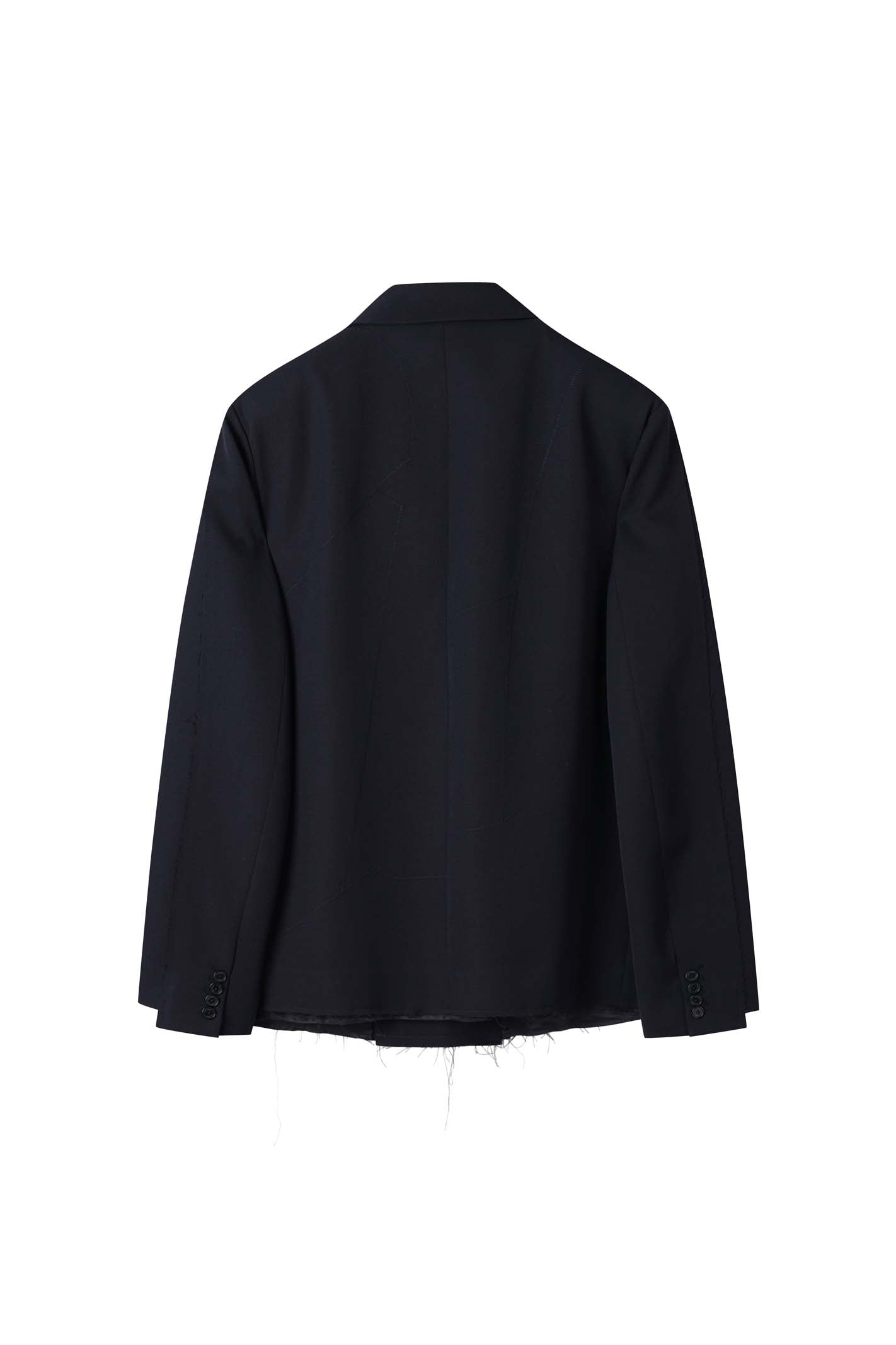 DOUBLE-BREASTED PUZZLE JACKET