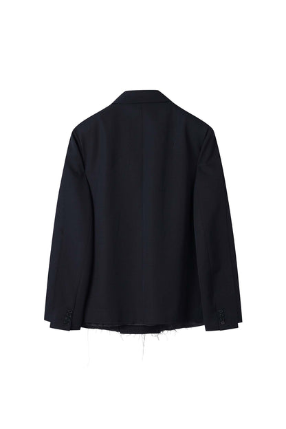 DOUBLE-BREASTED PUZZLE JACKET