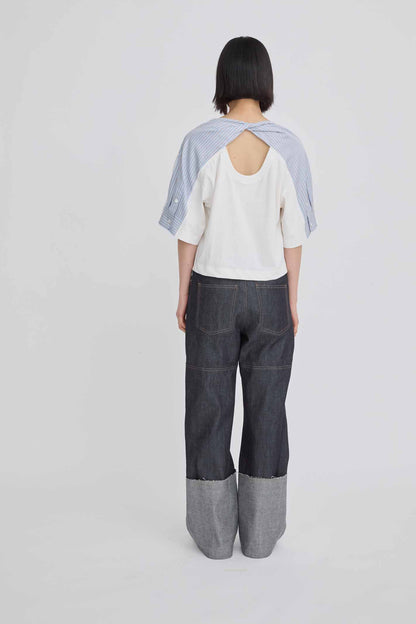 INSIDE-OUT DENIM PANTS