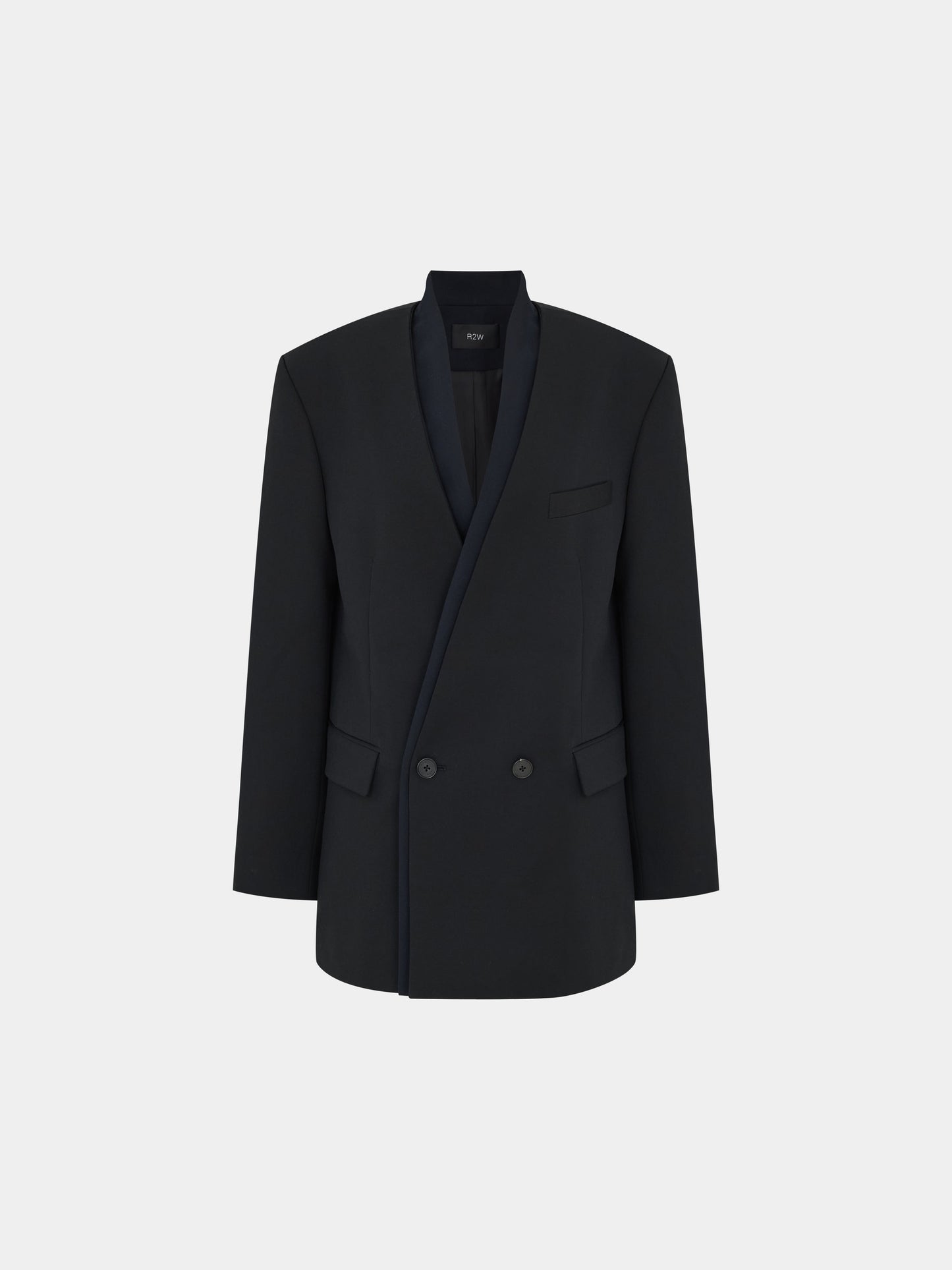 RODNEY WOOL LAYERED COLLAR JACKET