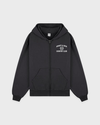 ТОЛСТОВКА З КАПЮШОНОМ НА БЛИСКАВЦІ VARSITY CREST