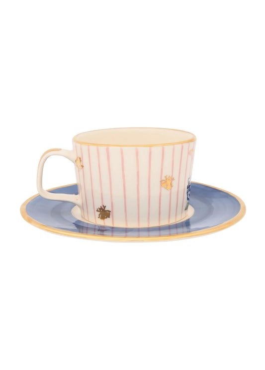 SPRING ANGEL TEA CUP AND SAUCER SET