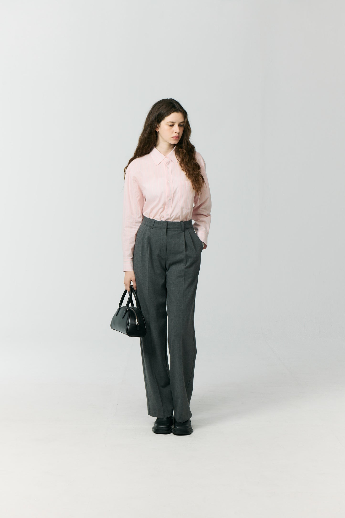 SOFT PINK STRIPED SHIRT