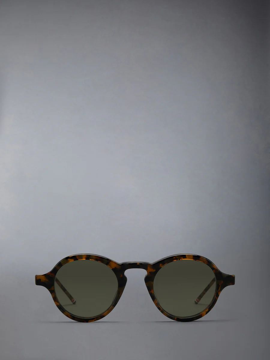 ROUND SUNGLASSES IN ACETATE TORTOISE