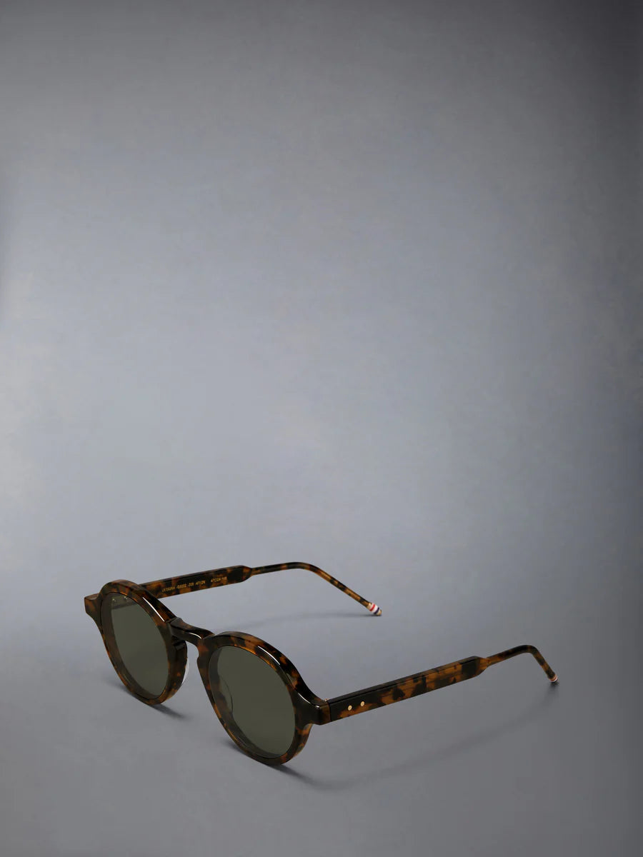 ROUND SUNGLASSES IN ACETATE TORTOISE