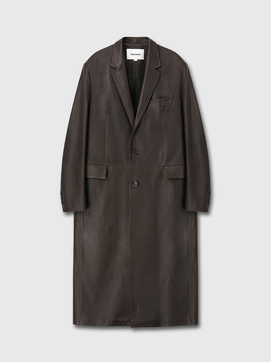 NAKED LAMB LEATHER SINGLE COAT