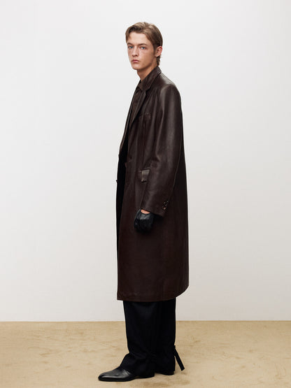 NAKED LAMB LEATHER SINGLE COAT