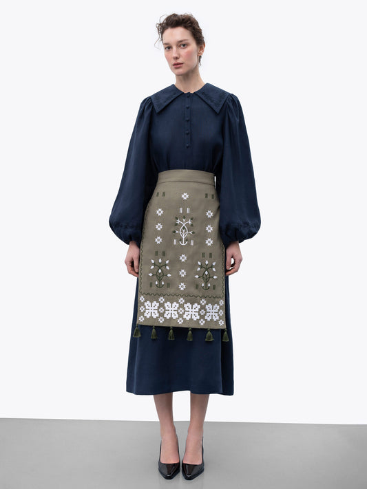 LINEN APRON ROZMAY