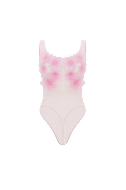 TINY PINK PEONY BODYSUIT