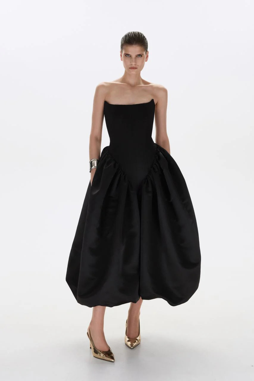 VIOLET TRANSFORMER DRESS BLACK