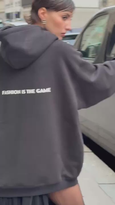 OVERSIZED HOODIE - FASHION IS THE GAME
