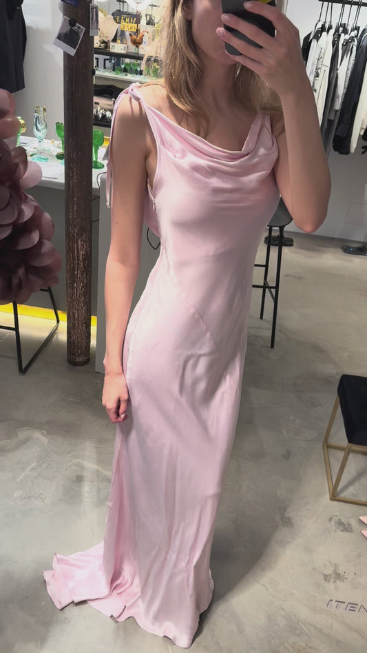 PINK LONG CUSTOM DRESS BY PASKAL