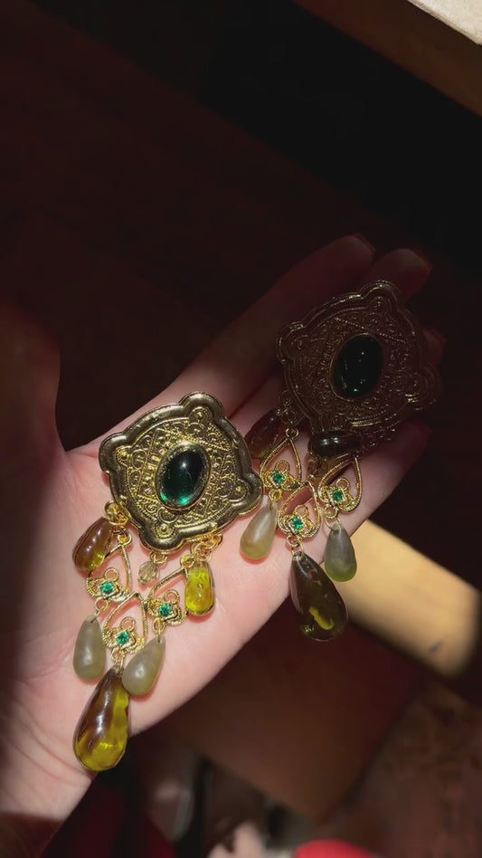 VINTAGE - FRENCH ATELIER LATE 1980S EAR CLIPS