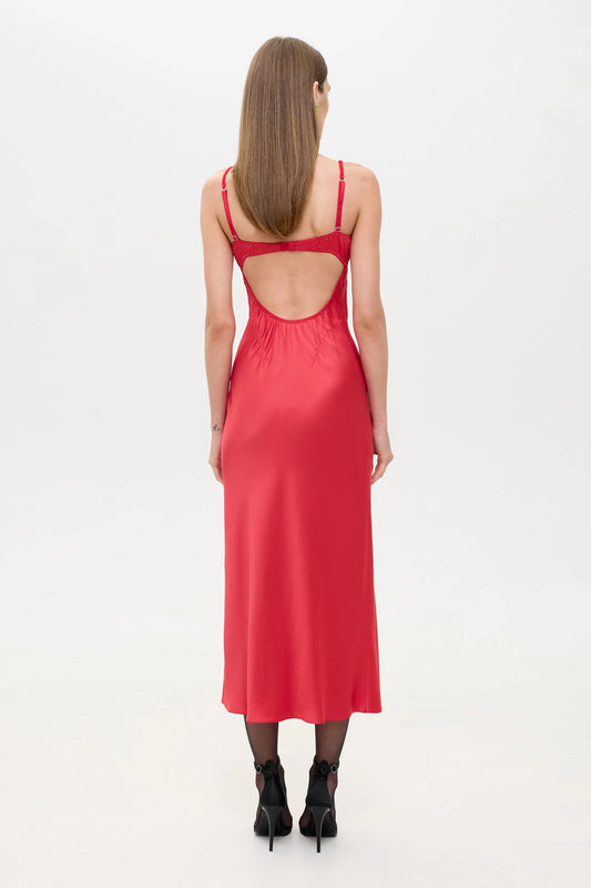 WATERLILY RED DRESS