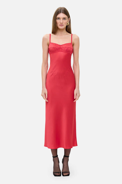 WATERLILY RED DRESS