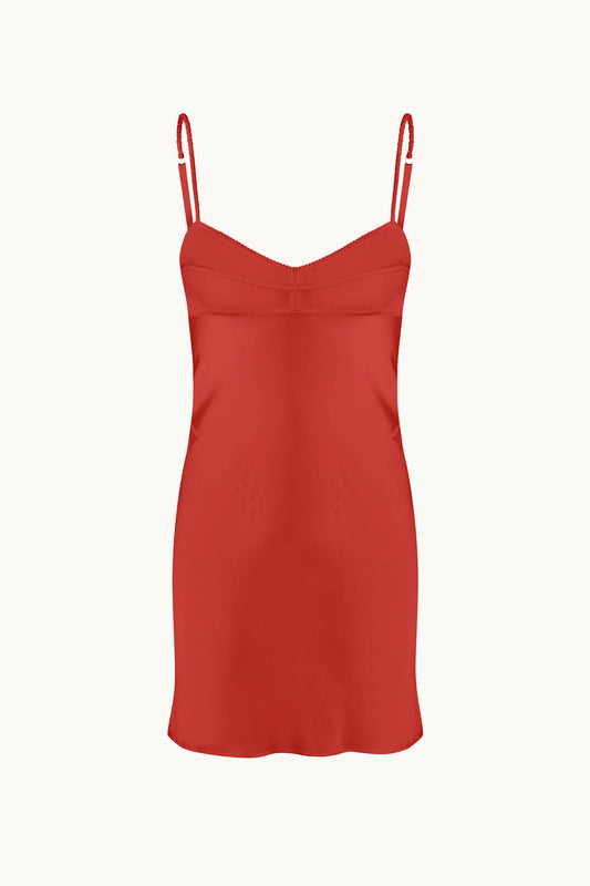 WATERLILY MINI RED DRESS