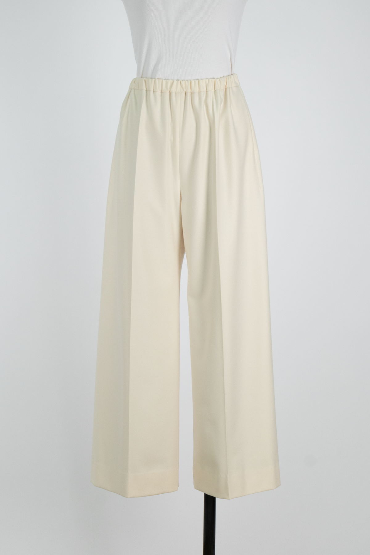 HONEY WARM WIDE PANTS WHITE